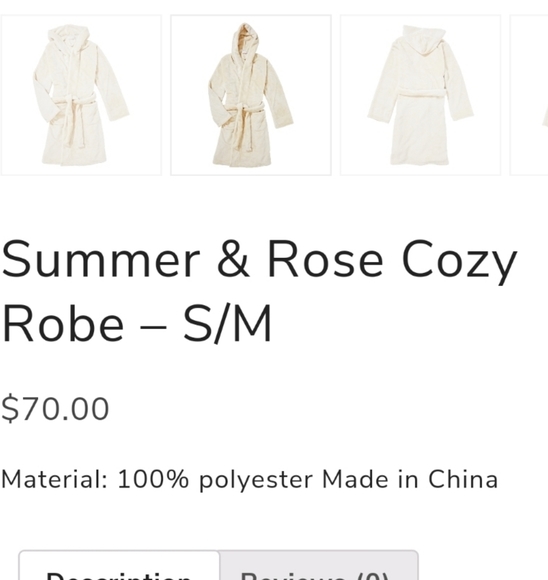Summer & Rose Cozy Robe - Picture 2 of 4